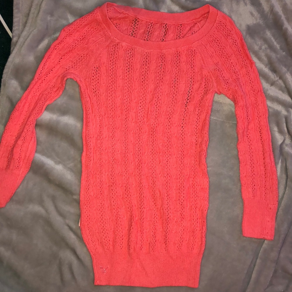 Peach American Eagle sweater